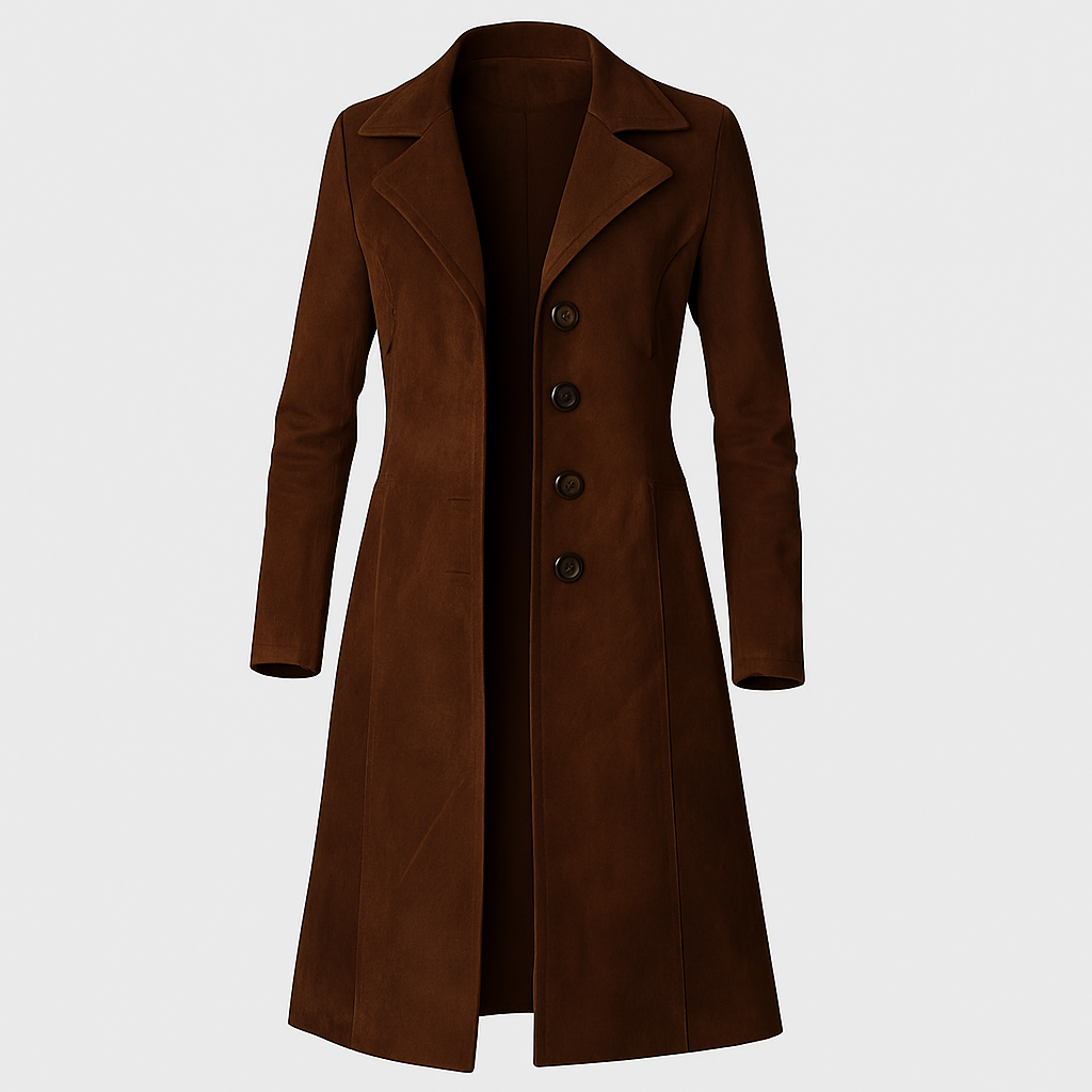 Chloé | Manteau long en daim