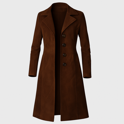 Chloé | Manteau long en daim