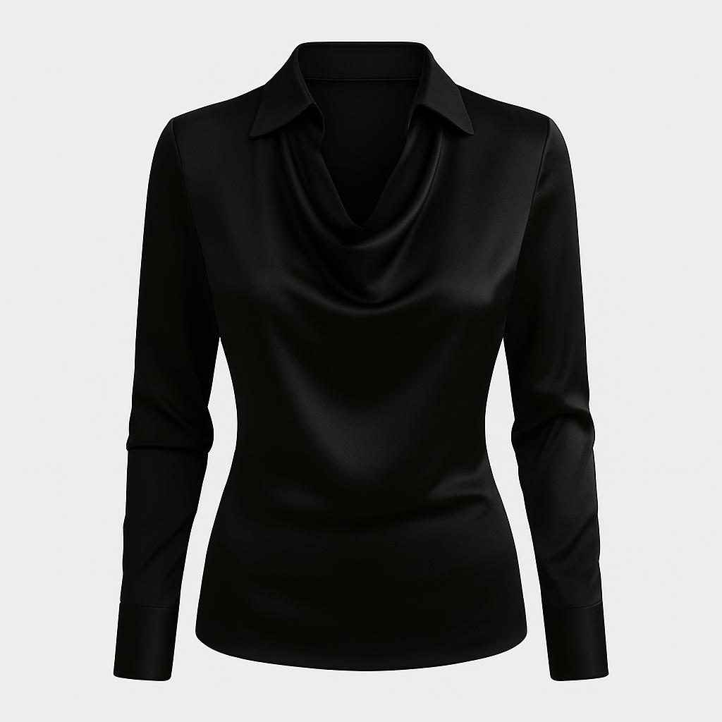 Amélie | Blouse Satinée Élégante