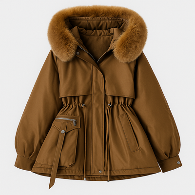 Léonie | Doudoune chic à capuche