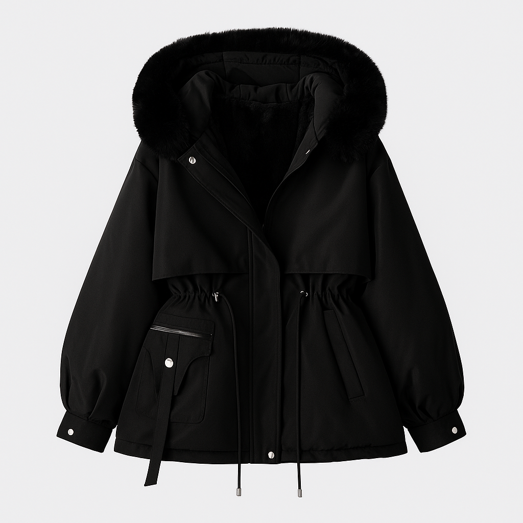 Léonie | Doudoune chic à capuche