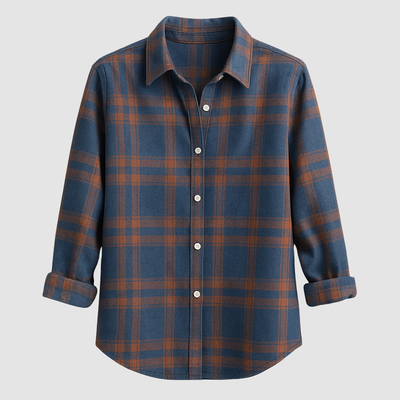 Emma | Chemise à Carreaux à Col Revers