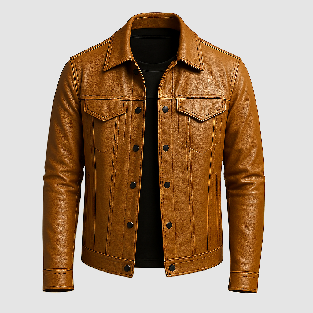 Lucas | Veste en cuir intemporelle