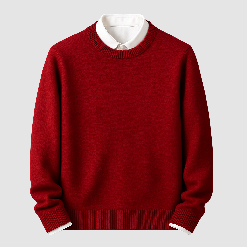 Matteo | Pull à col rond en cachemire